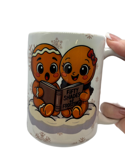 15 oz Bookish Ceramic Mugs — Original Designs by Author & Artist Wendy Owens