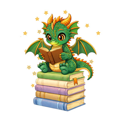Bookish Dragon 13x13 inch pillow case - multiple options