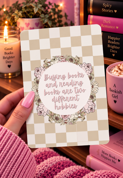 Basic 11th gen (2022) and Basic 12th gen (2024) Kindle Insert – Original Bookish Art by Wendy Owens | E-Reader Clear Case Insert | Matte or Holographic Stars