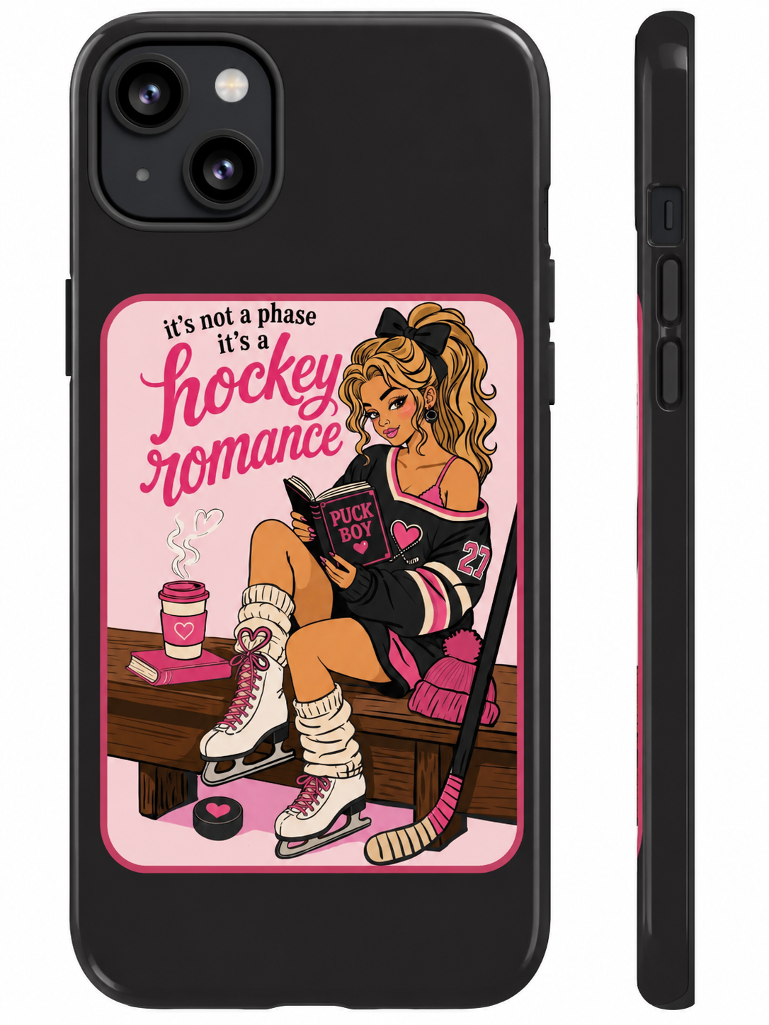 Character Based Book Lover Phone Case with MagSafe | BookTok Aesthetic | Reader Gift | Wireless Charging Compatible | Designs by Wendy Owens  iPhone 13 through 17 Pro Max & Air and Samsung Galaxy S26