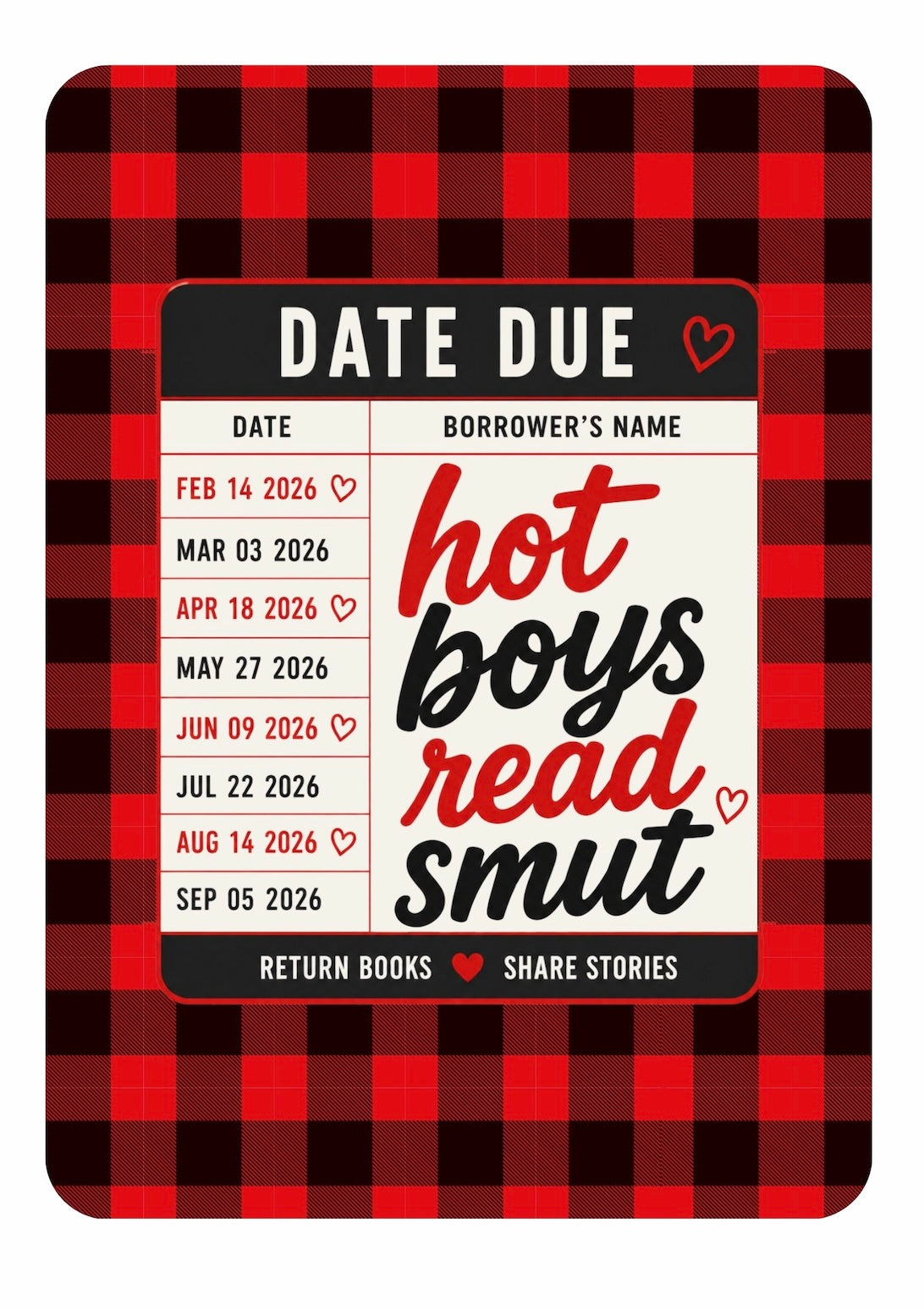 Hot Boys and Girls Kindle Insert – Original Bookish Art by Wendy Owens | E-Reader Clear Case Insert | Matte or Holographic Stars