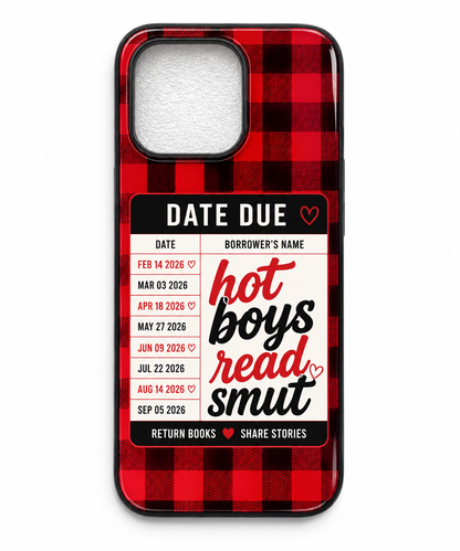 Hot boys and girls Book Lover Phone Case| BookTok Aesthetic | Reader Gift | Wireless Charging Compatible | Designs by Wendy Owens  iPhone 13 through 17 Pro Max & Air and Samsung Galaxy and Pixel