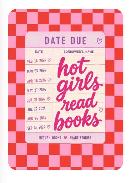 Hot Boys and Girls Kindle Insert – Original Bookish Art by Wendy Owens | E-Reader Clear Case Insert | Matte or Holographic Stars