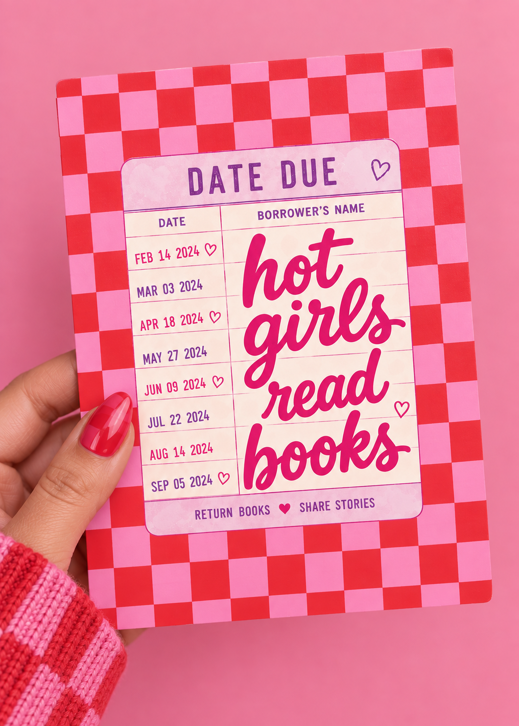 Hot Boys and Girls Kindle Insert – Original Bookish Art by Wendy Owens | E-Reader Clear Case Insert | Matte or Holographic Stars