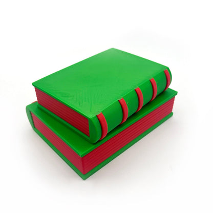 Book Stack Box - 3D Printed Organizer & Container - Practical Solution for Book Lovers