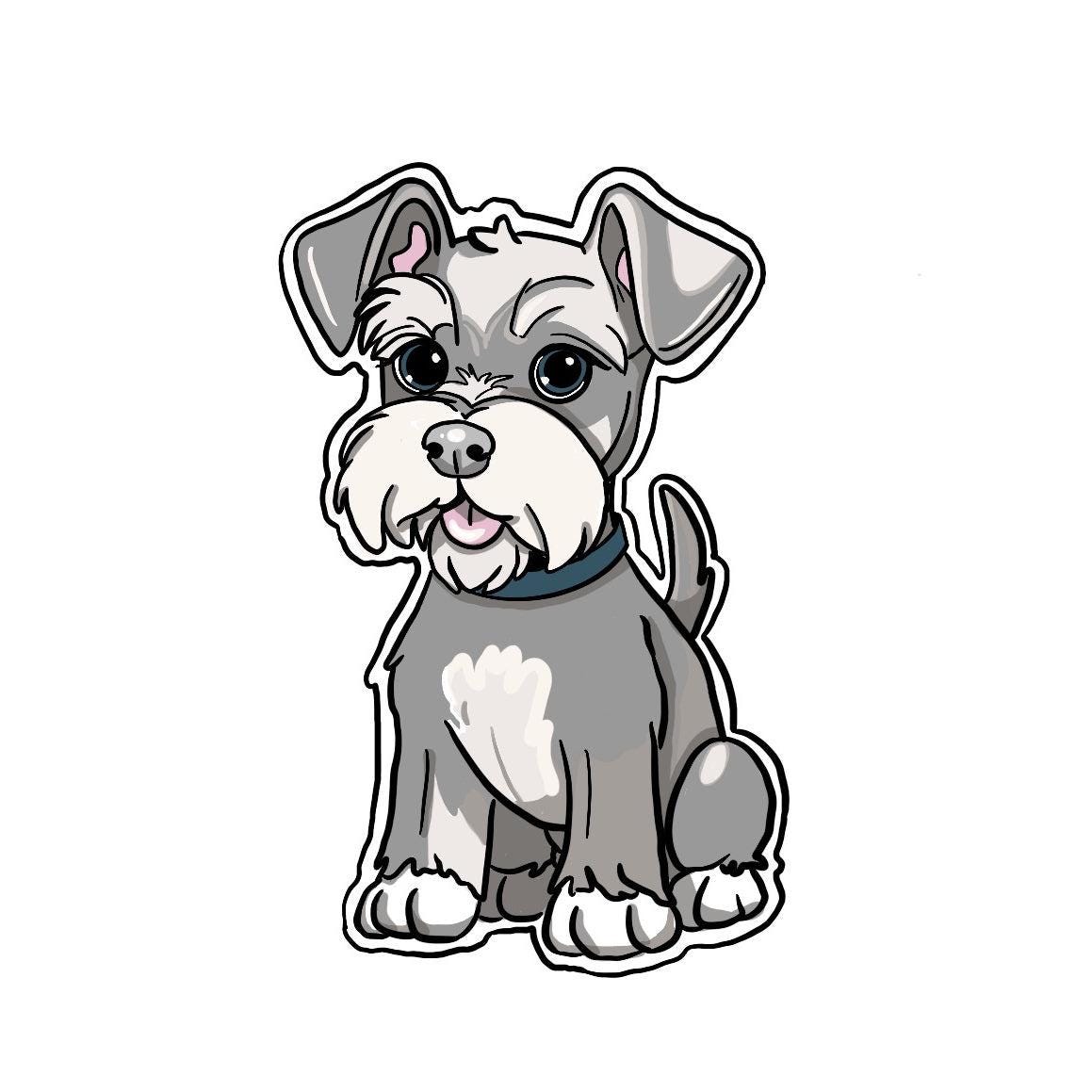 Adorable Animal Vinyl Stickers – 3 Inch Waterproof Decals (Dog Lovers + More!)