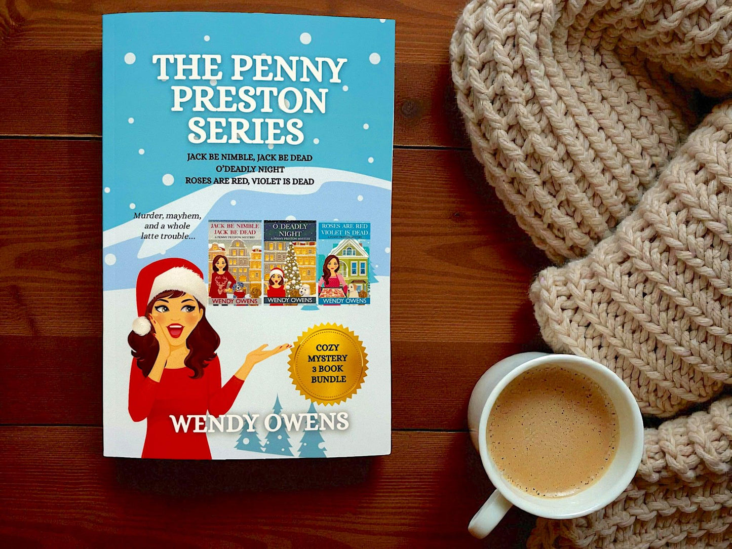 Penny Preston Omnibus Cozy Mystery 3 book bundle in one paperback
