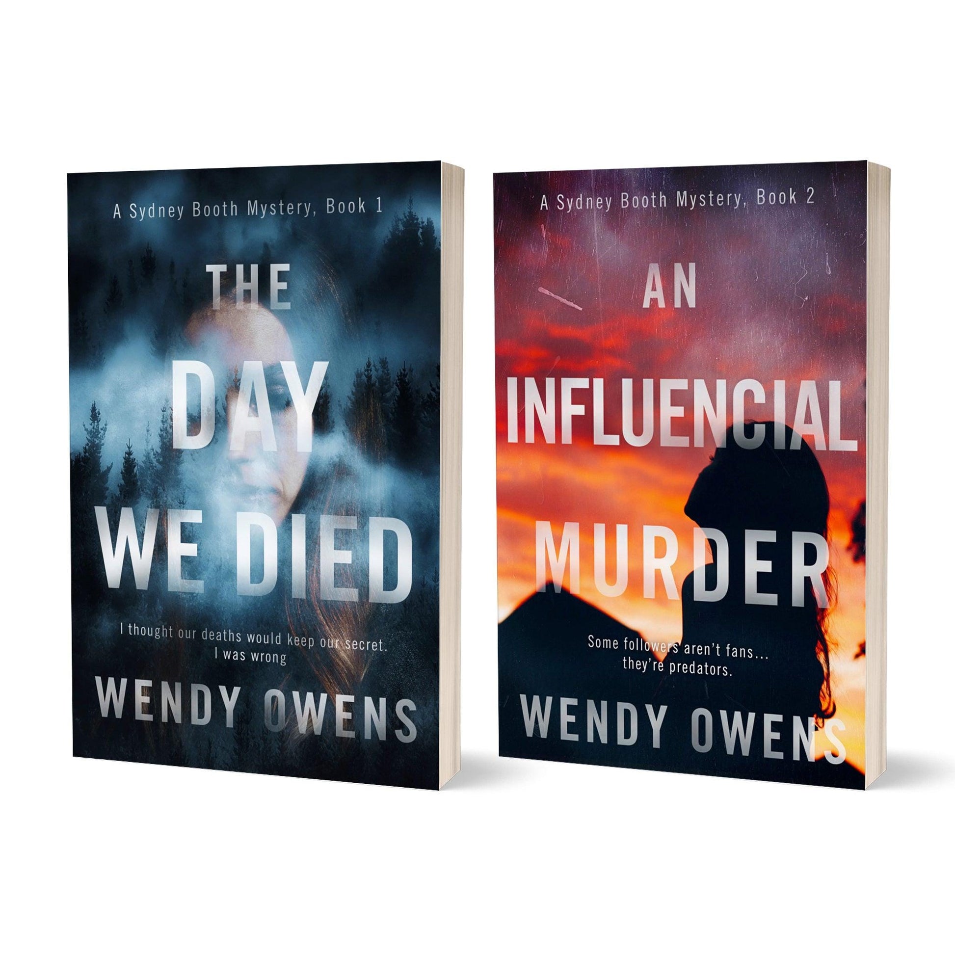 A Sydney Booth Mystery Bundle - The Day We Died & An Influential Murder - Signed Paperback - Suspenseful Mystery Thriller