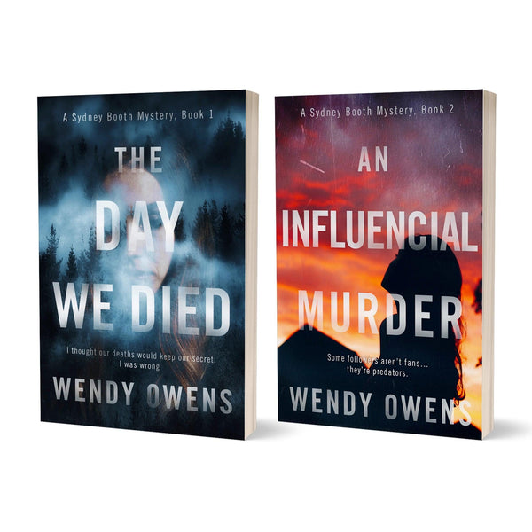 A Sydney Booth Mystery Bundle - The Day We Died & An Influential Murder - Signed Paperback - Suspenseful Mystery Thriller