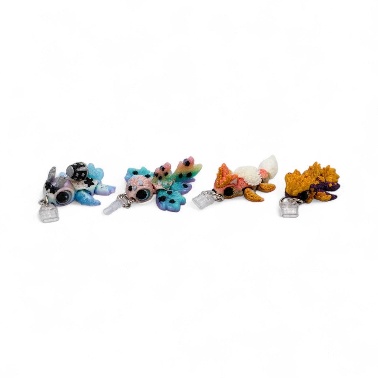 Dust Plugs for Type C - Cute 3d printed Charms for Kindles, E-Reader, Phones, etc