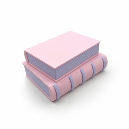 Book Stack Box - 3D Printed Organizer & Container - Practical Solution for Book Lovers