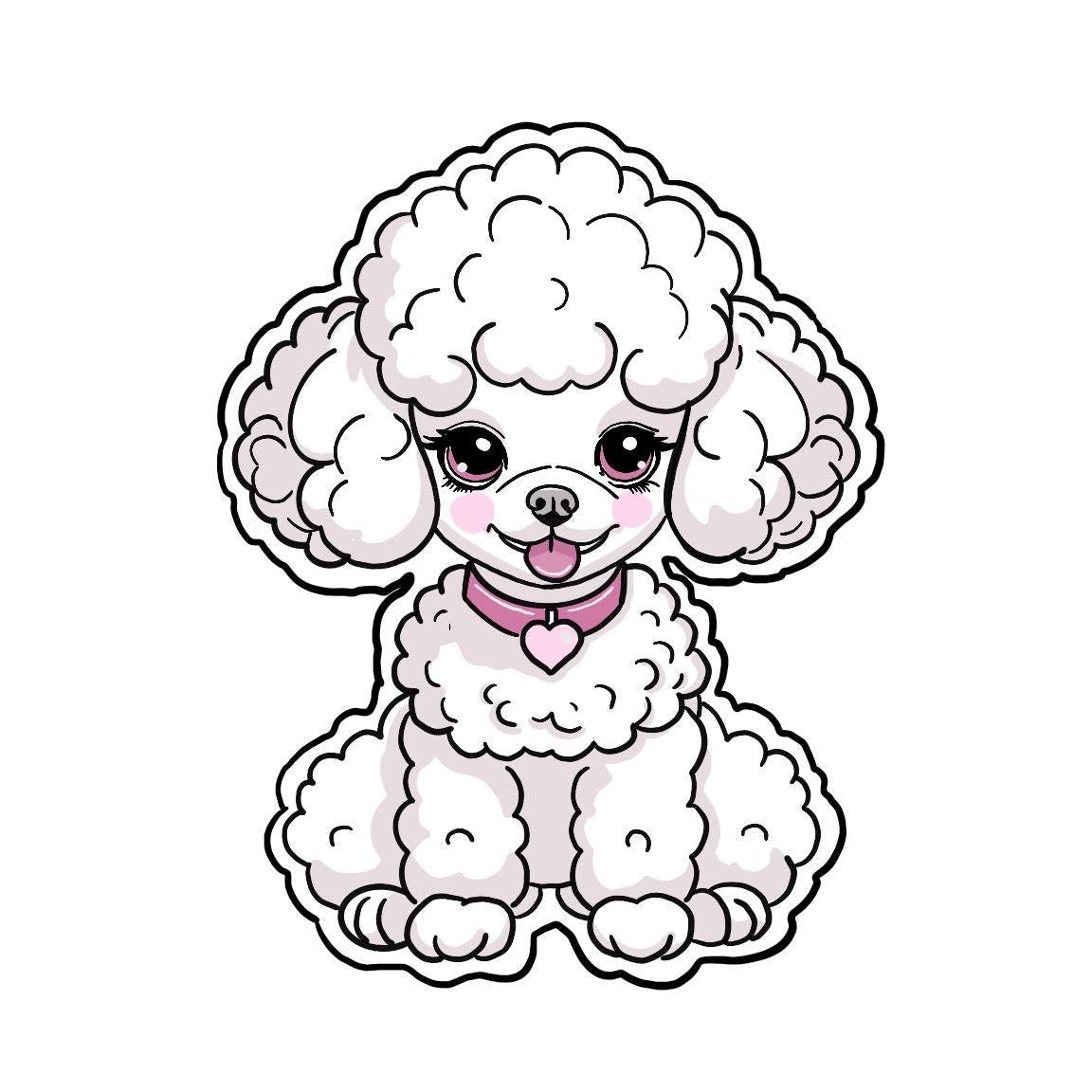 Adorable Animal Vinyl Stickers – 3 Inch Waterproof Decals (Dog Lovers + More!)
