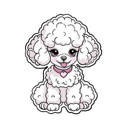 Adorable Animal Vinyl Stickers – 3 Inch Waterproof Decals (Dog Lovers + More!)