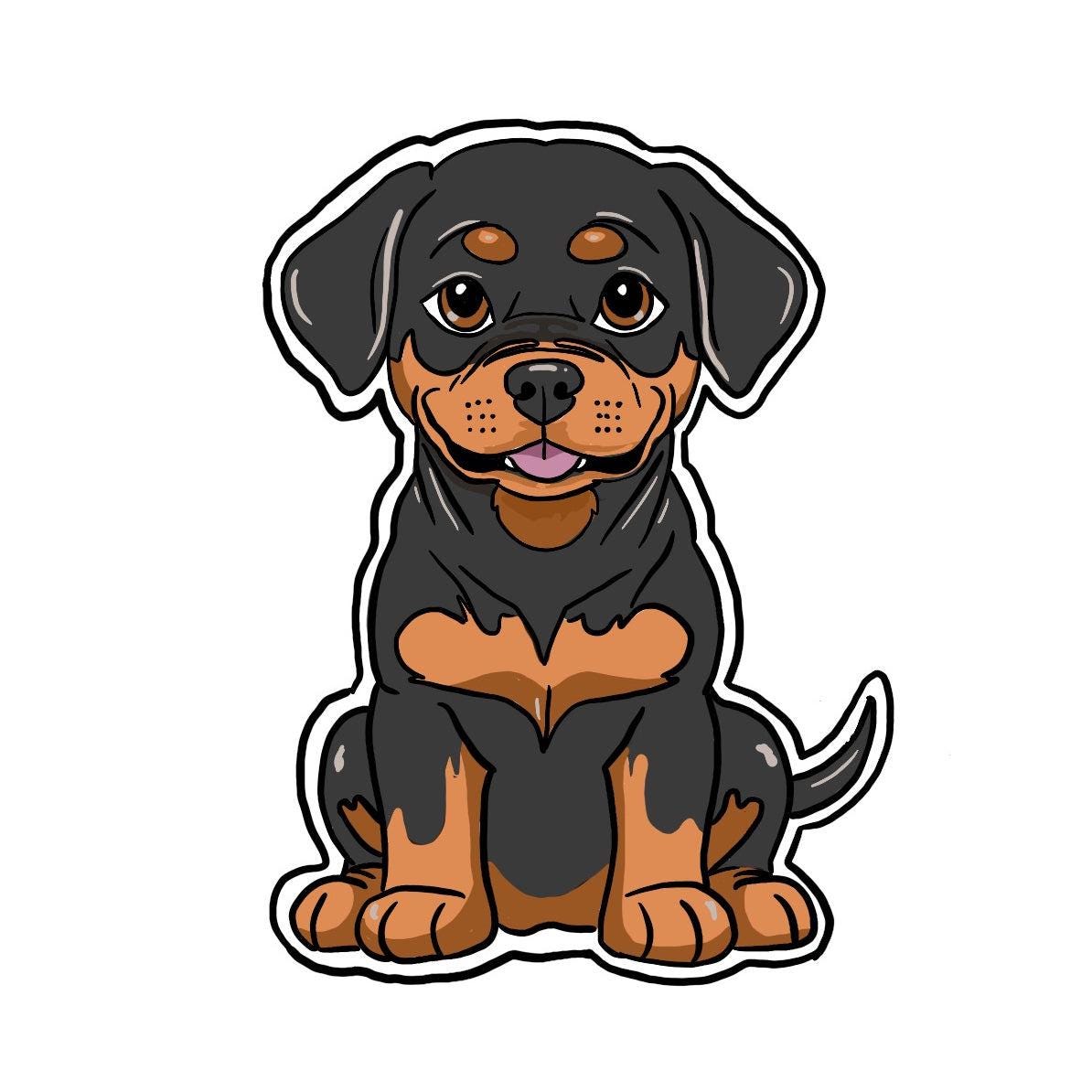 Adorable Animal Vinyl Stickers – 3 Inch Waterproof Decals (Dog Lovers + More!)