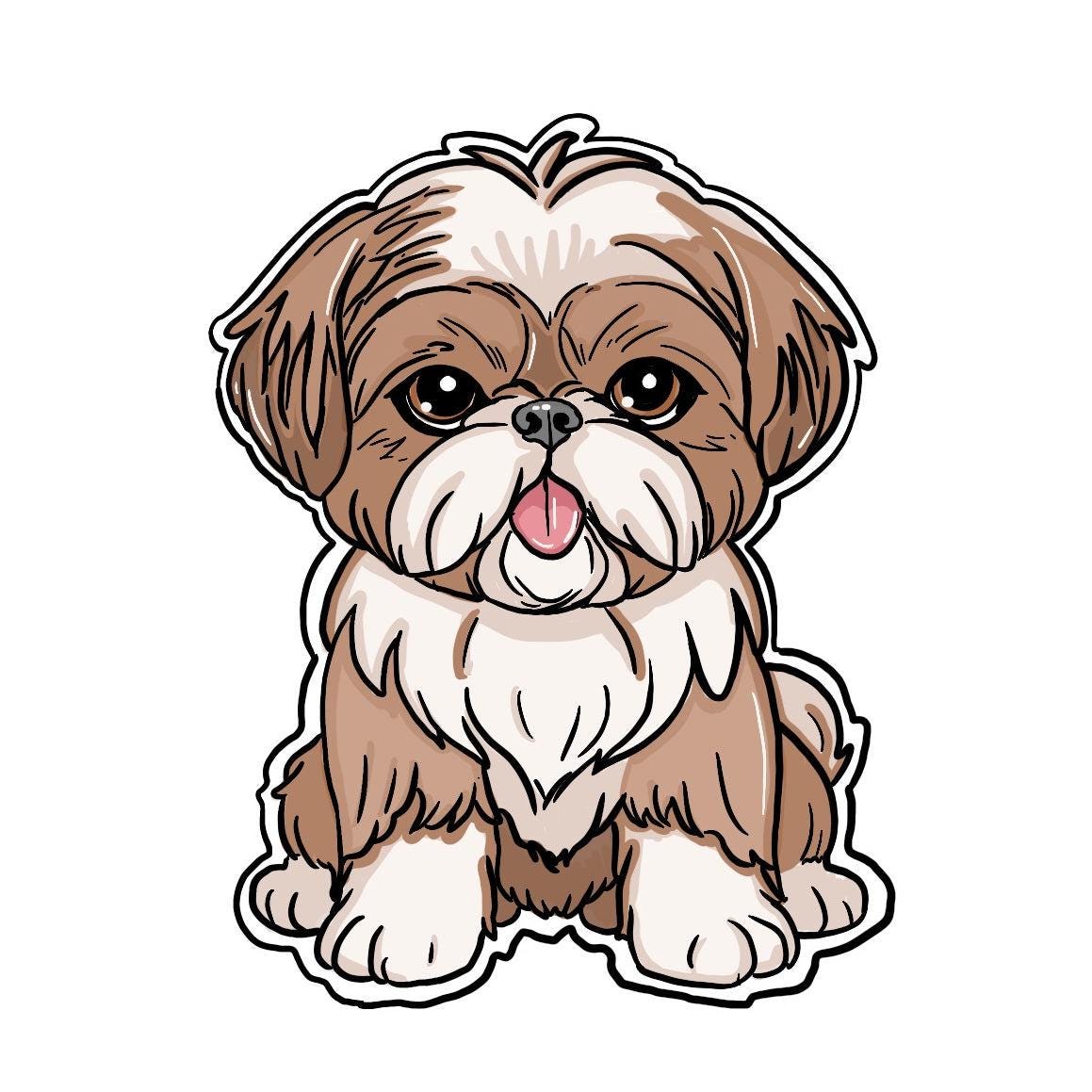 Adorable Animal Vinyl Stickers – 3 Inch Waterproof Decals (Dog Lovers + More!)