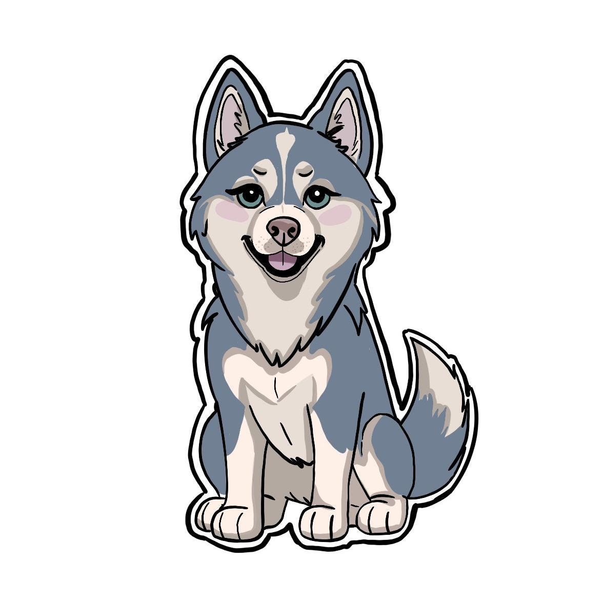 Adorable Animal Vinyl Stickers – 3 Inch Waterproof Decals (Dog Lovers + More!)