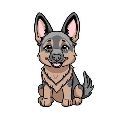 Adorable Animal Vinyl Stickers – 3 Inch Waterproof Decals (Dog Lovers + More!)