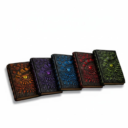 3D Embossed Dragon'S Eye Hard Cover Notebook, A5 Size Replaceable Inner Core Hardcover notebook, Resin covered Notebook with Blank Paper 120 Sheets