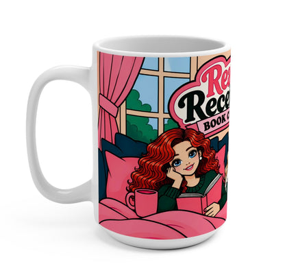 Read Receipts Book Club 15 oz Mug – Cozy Reading Wraparound Ceramic Mug