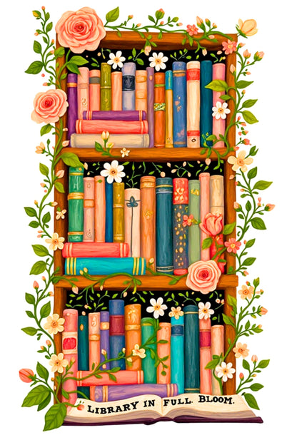 Small canvas Tote featuring double sided original print of a Wendy Owens Design