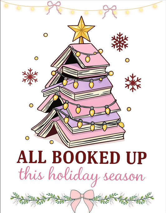 Book Lover Tote Bag – Spacious 18.5" Canvas Bag with Double-Sided Hand-Drawn Design by Author Wendy Owens