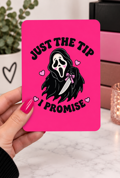 Just the Tip or Smut Slut Kindle Insert – Original Bookish Art by Wendy Owens | E-Reader Clear Case Insert | Matte or Holographic Stars