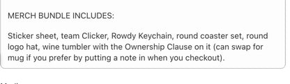 PRE-ORDER The Ownership Clause Merch - SHIPS SEPTEMBER 8th