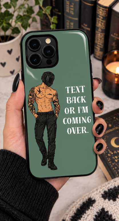 Masked Men for Book Lovers Phone Case| BookTok Aesthetic | Reader Gift | Wireless Charging Compatible | Designs by Wendy Owens  iPhone 13 through 17 Pro Max & Air and Samsung Galaxy and Pixel