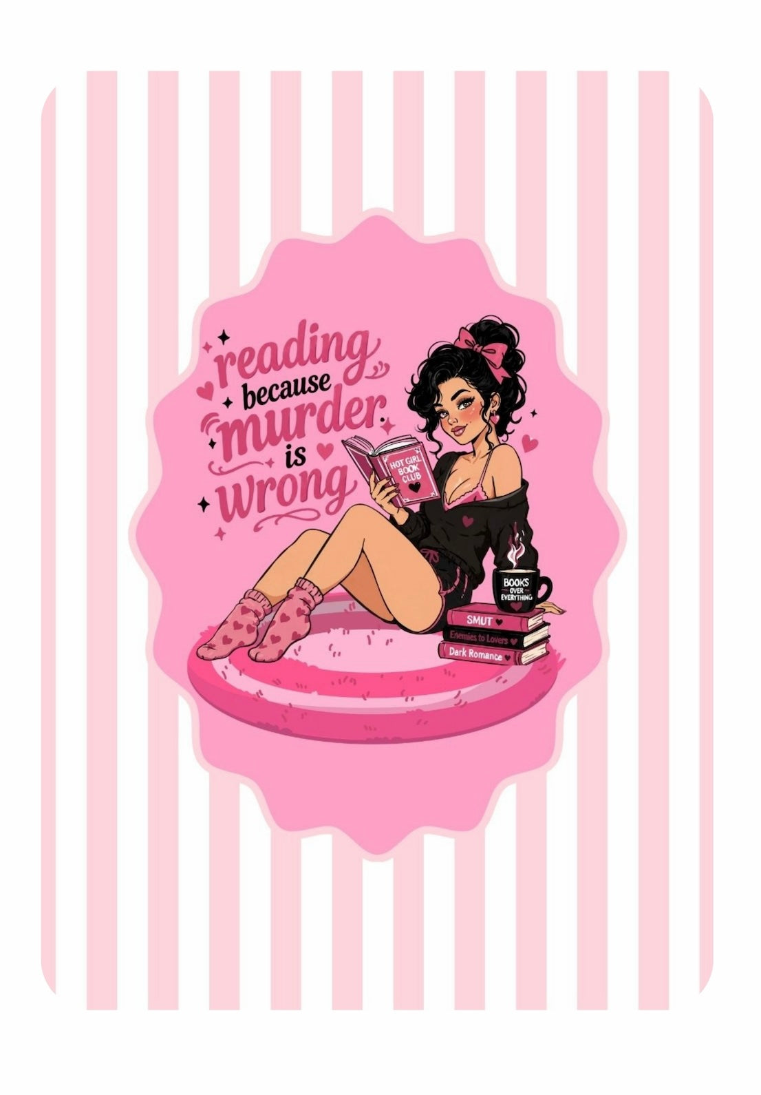 ipad mini 6/7 - clear case INSERT – Original Bookish Art by Wendy Owens | E-Reader Clear Case Insert | Matte or Holographic Stars