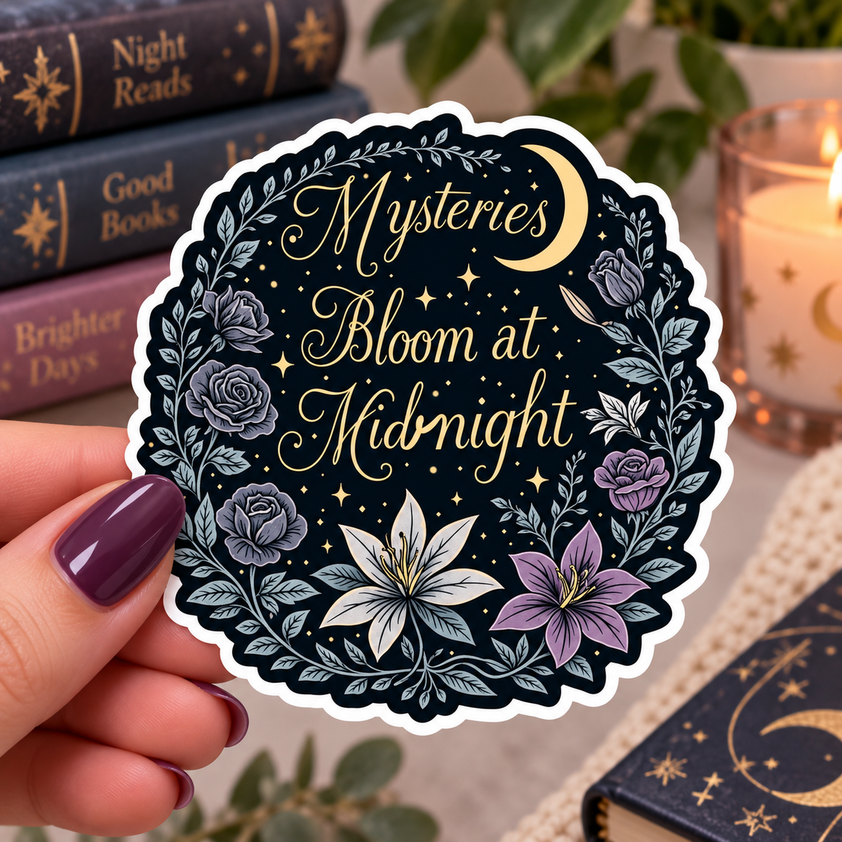 Bookish Vinyl Stickers – 3 Inch Waterproof Decals for Readers, Romantasy Fans, and Book Lovers | Bundle & Individual Options