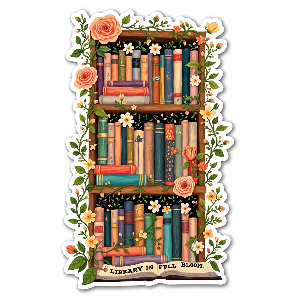 Bookish Vinyl Stickers – 3 Inch Waterproof Decals for Readers, Romantasy Fans, and Book Lovers | Bundle & Individual Options