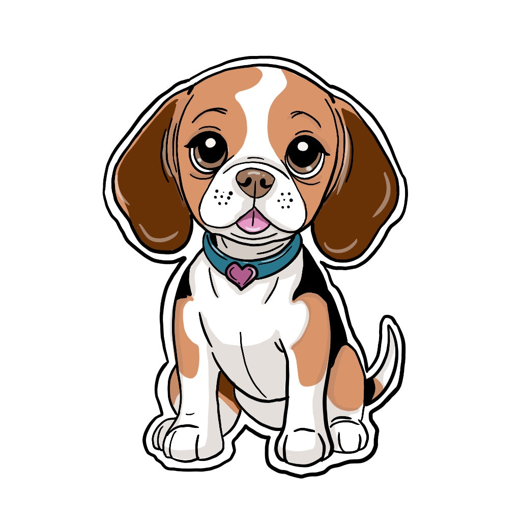 Adorable Animal Vinyl Stickers – 3 Inch Waterproof Decals (Dog Lovers + More!)