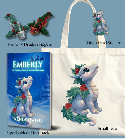 PRE-ORDER: Emberly: The Christmas Dragon Who Lost Her Spark Pre-Order Now — Ships Beginning November 26th!