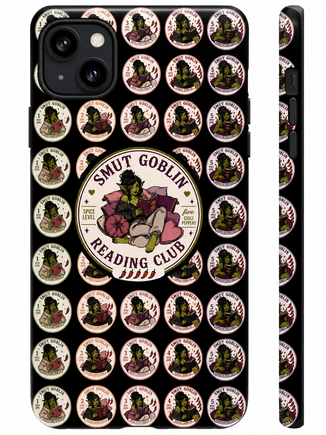 Character Based Book Lover Phone Case with MagSafe | BookTok Aesthetic | Reader Gift | Wireless Charging Compatible | Designs by Wendy Owens  iPhone 13 through 17 Pro Max & Air and Samsung Galaxy S26