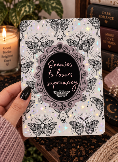 Basic 11th gen (2022) and Basic 12th gen (2024) Kindle Insert – Original Bookish Art by Wendy Owens | E-Reader Clear Case Insert | Matte or Holographic Stars