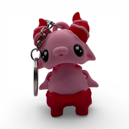 3D Printed Adorably Spooky and Cute Keychains | Kawaii Goth Accessories