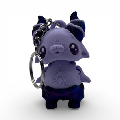 3D Printed Adorably Spooky and Cute Keychains | Kawaii Goth Accessories