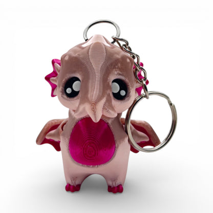 3D Printed Adorably Spooky and Cute Keychains | Kawaii Goth Accessories