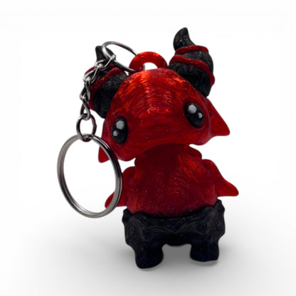 3D Printed Adorably Spooky and Cute Keychains | Kawaii Goth Accessories