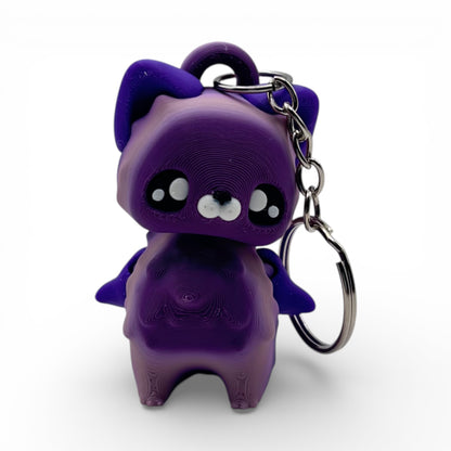 3D Printed Adorably Spooky and Cute Keychains | Kawaii Goth Accessories