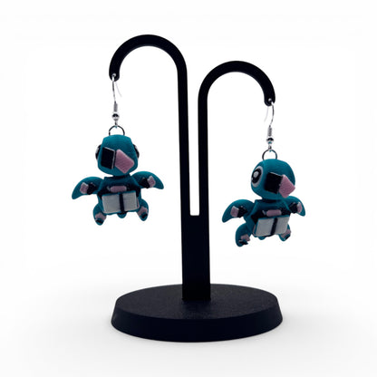 Articulated 3D Printed Earrings - Bookish Turtles & More!