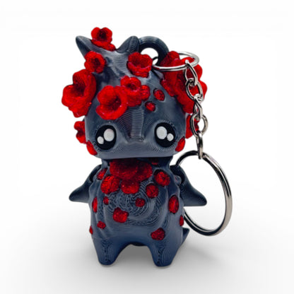 3D Printed Adorably Spooky and Cute Keychains | Kawaii Goth Accessories