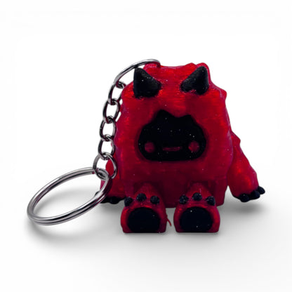 3D Printed Adorably Spooky and Cute Keychains | Kawaii Goth Accessories