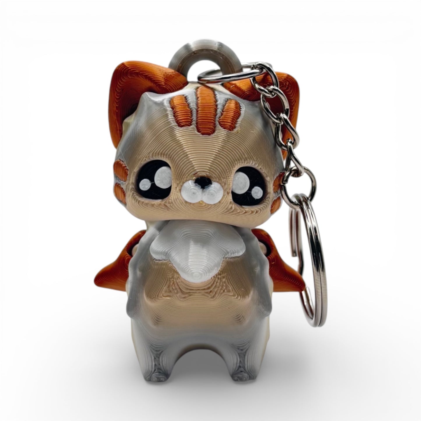 3D Printed Adorably Spooky and Cute Keychains | Kawaii Goth Accessories