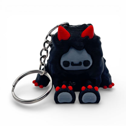 3D Printed Adorably Spooky and Cute Keychains | Kawaii Goth Accessories