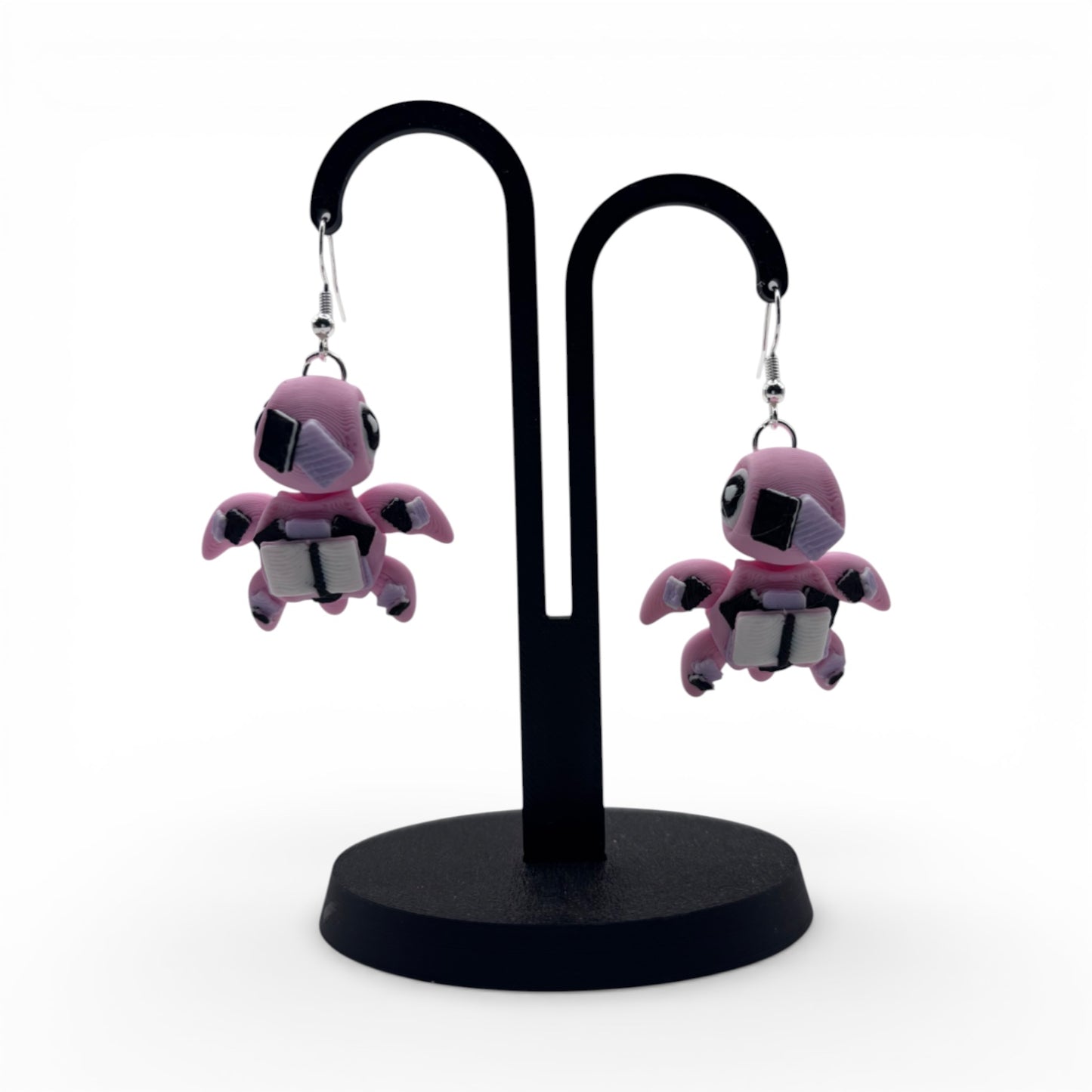 Articulated 3D Printed Earrings - Bookish Turtles & More!