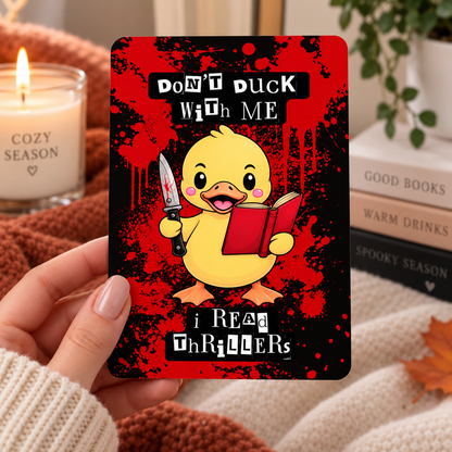 Thriller Kindle Insert – Original Bookish Art by Wendy Owens | E-Reader Clear Case Insert | Matte or Holographic Stars (Copy)