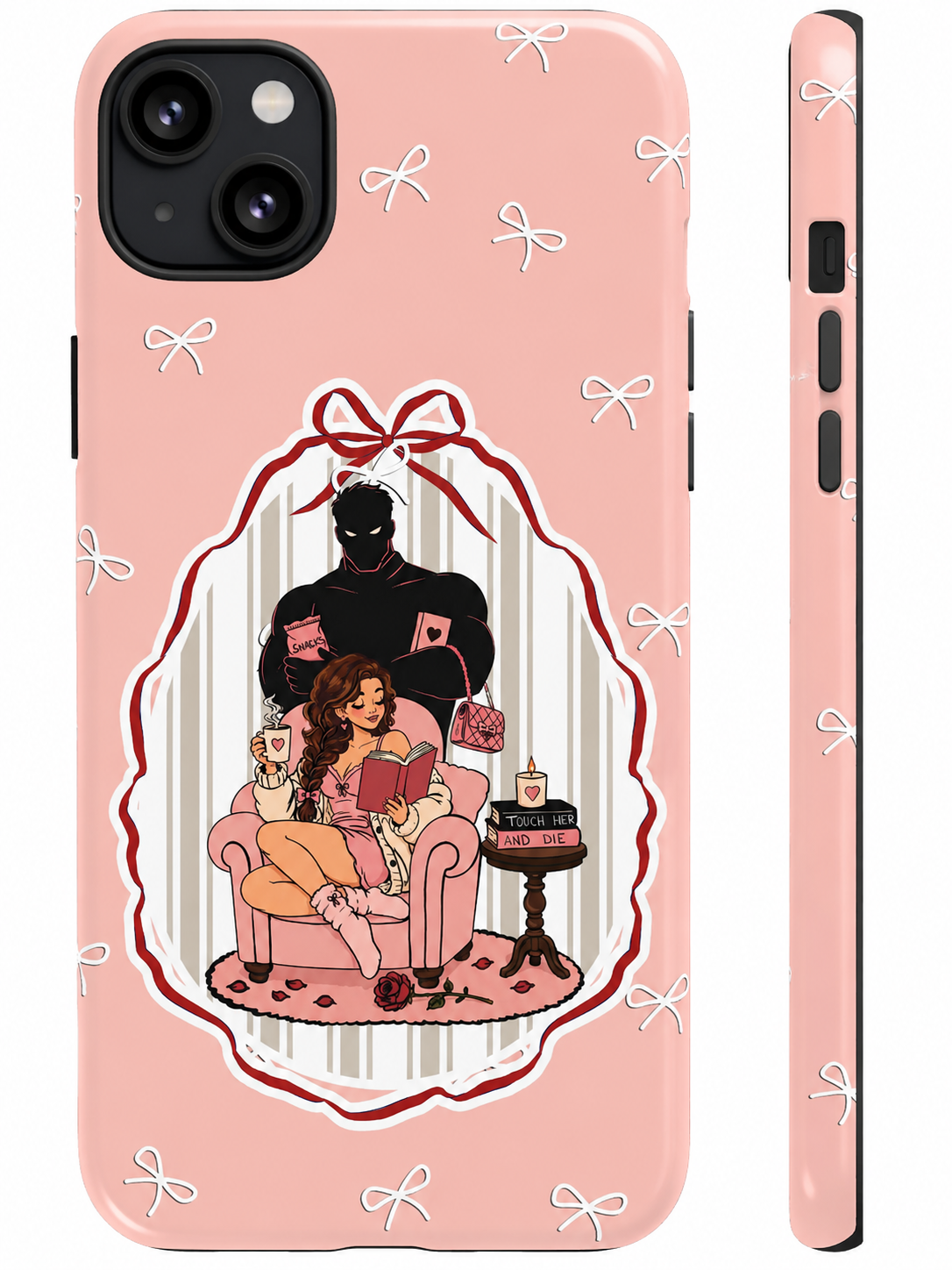 Character Based Book Lover Phone Case with MagSafe | BookTok Aesthetic | Reader Gift | Wireless Charging Compatible | Designs by Wendy Owens  iPhone 13 through 17 Pro Max & Air and Samsung Galaxy S26