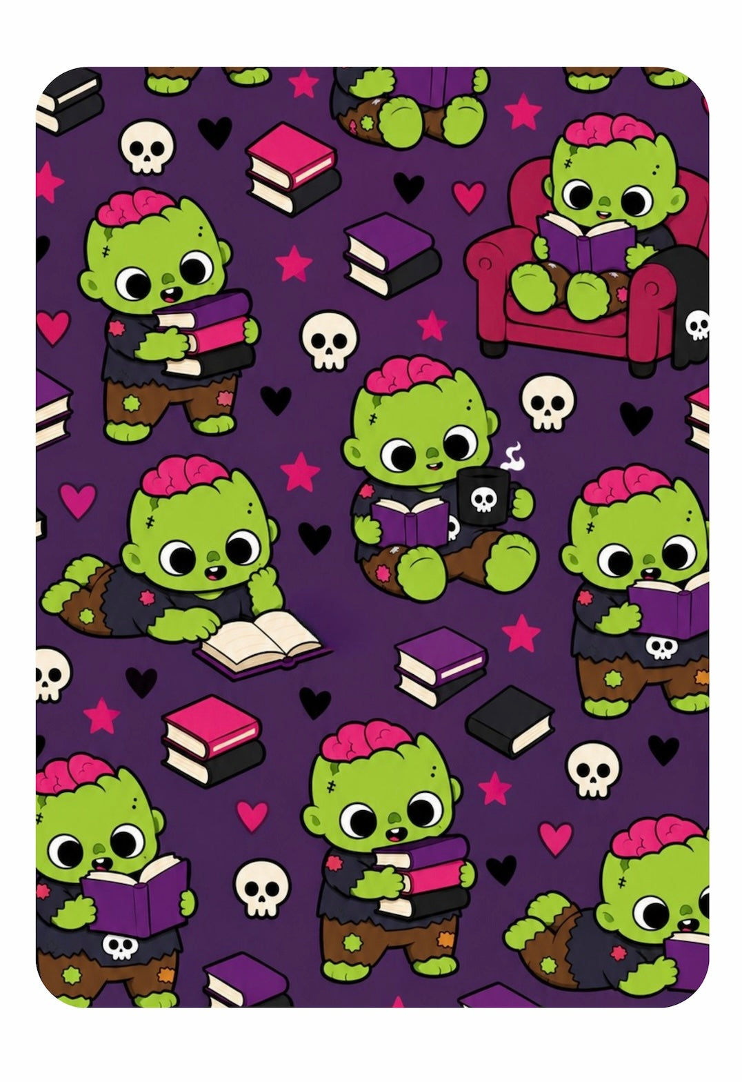 ipad mini 6/7 - clear case INSERT – Original Bookish Art by Wendy Owens | E-Reader Clear Case Insert | Matte or Holographic Stars